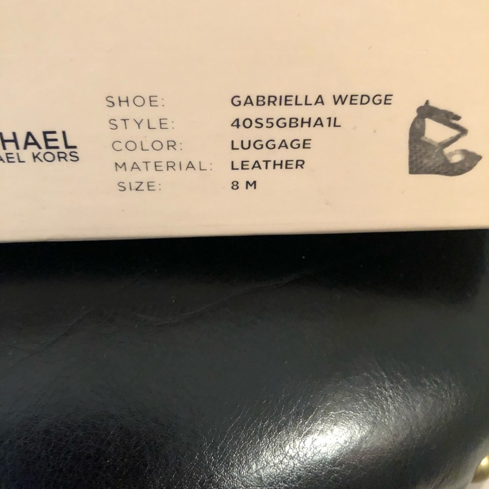 Mk tan wedges - Picture 4 of 4